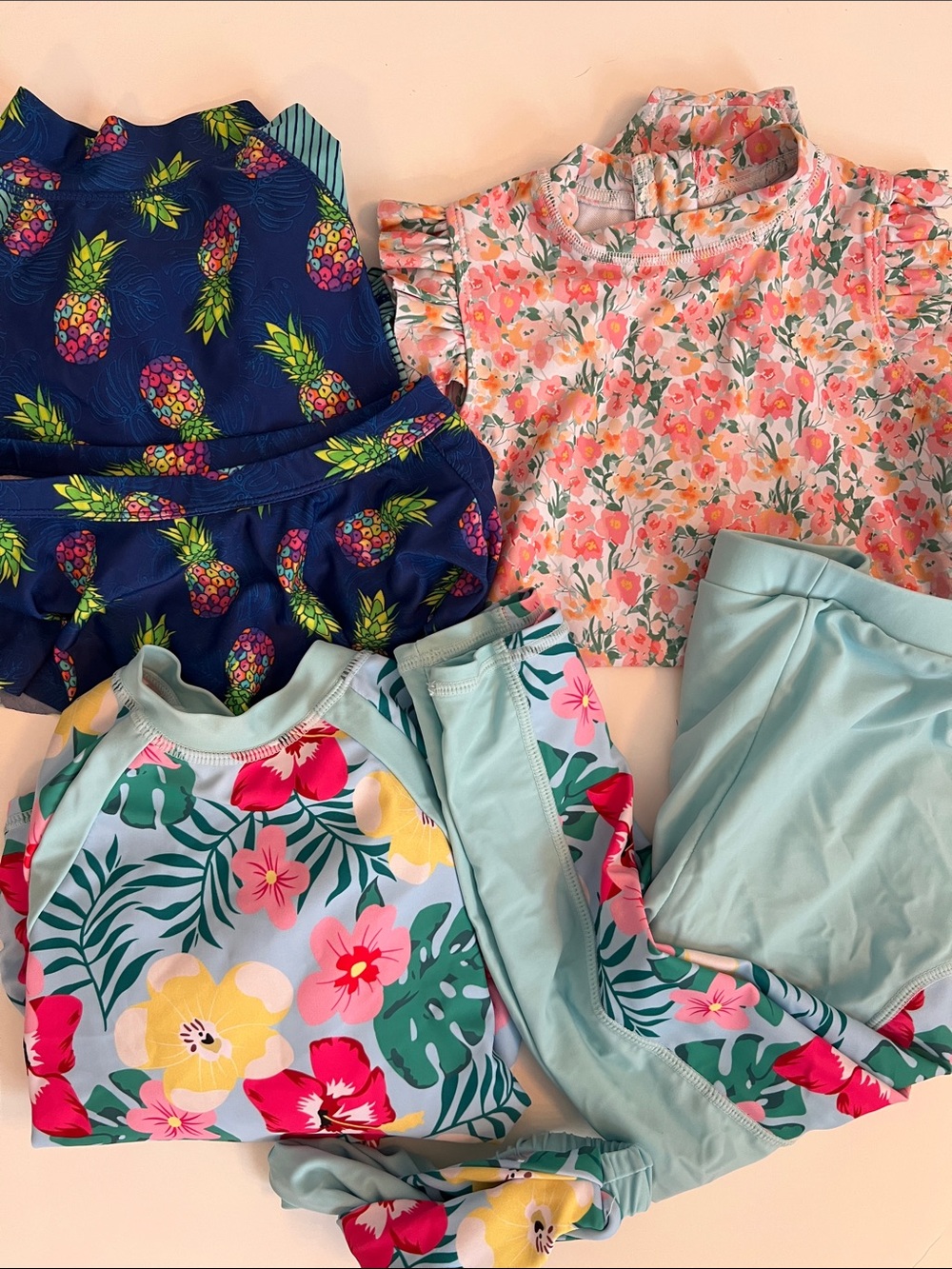 LOT! 3 Girls Swimsuits! Size 6